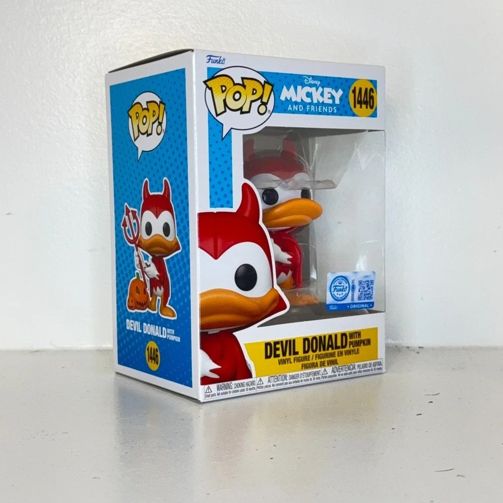 Funko Pop! Devil Donald with Pumpkin #1446 Disney‎ Halloween Vinyl Figure